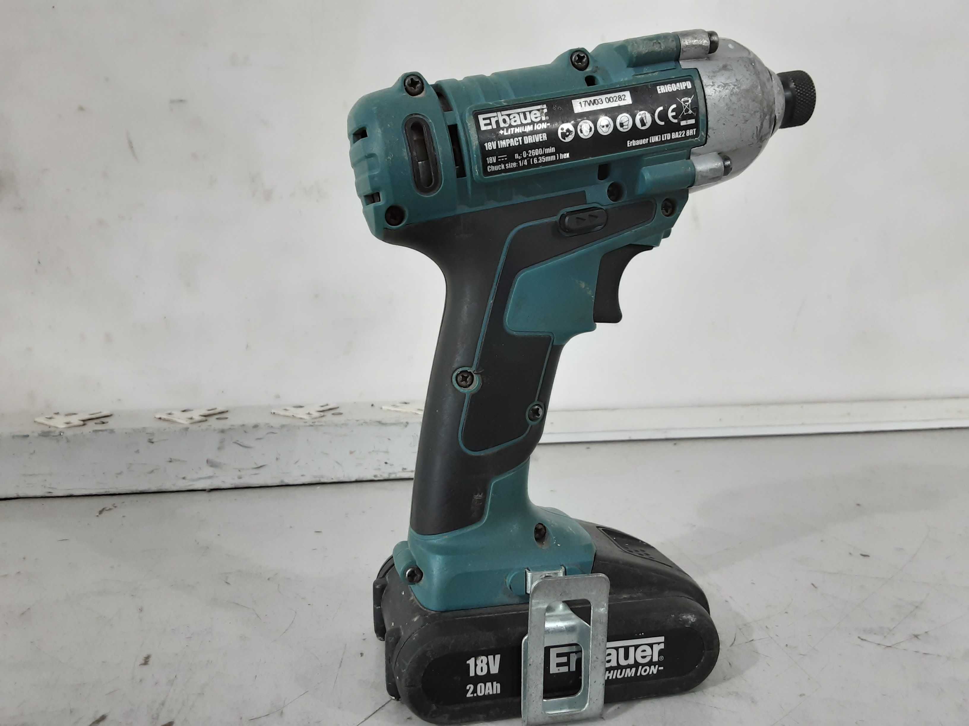 Винтоверт и импактор - Erbauer 18 V li ion
