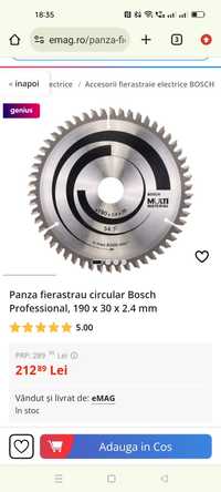 Pânze circular Bosch