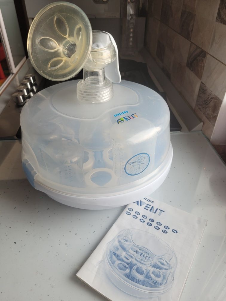 Sterilizator și pompa de san Avent