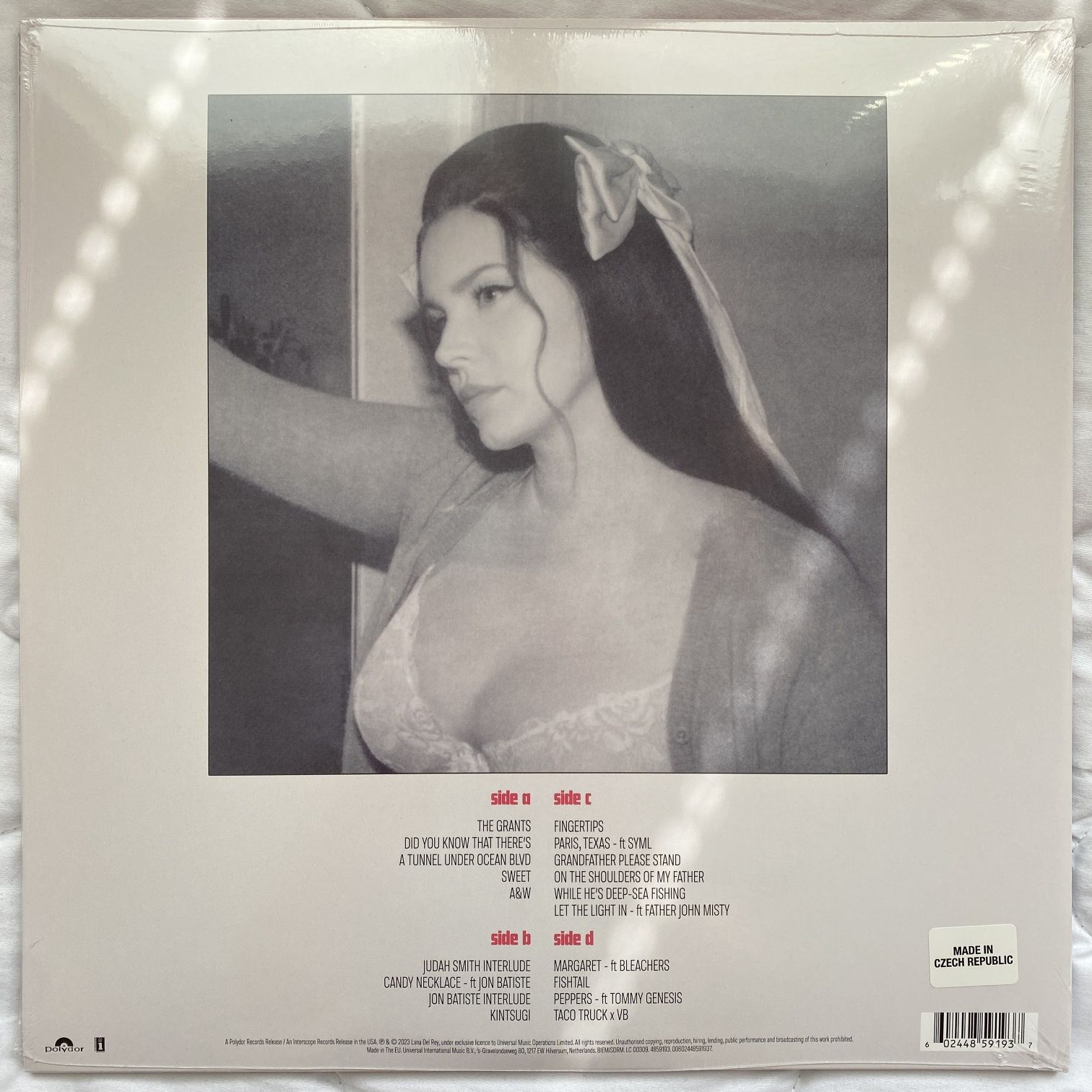 Lana Del Rey - Ocean Blvd Dark Pink Vinyl, Limited Edition with poster