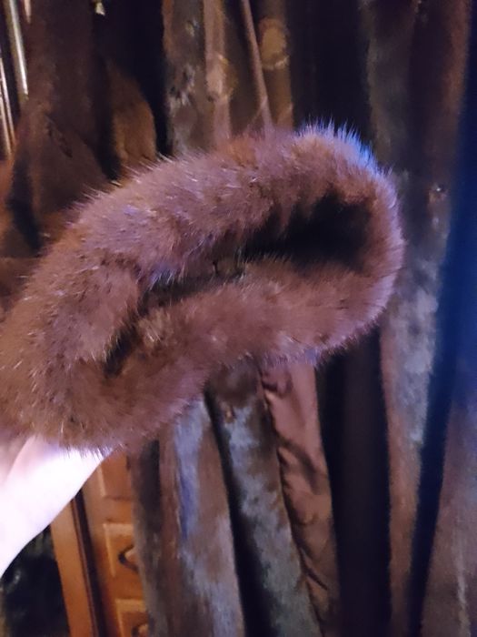 Haină blană vizon-IMPECABILA