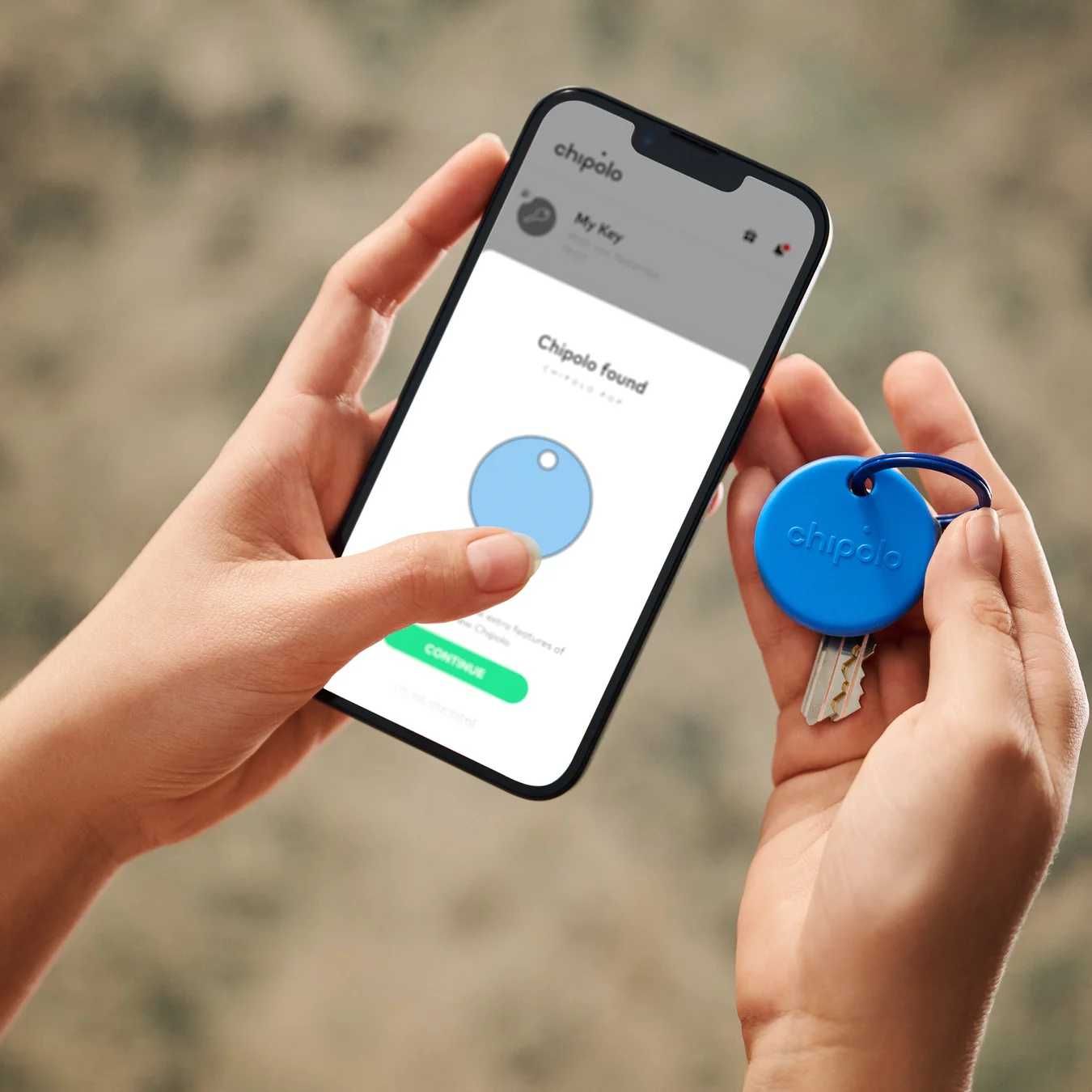 Chipolo ONE Pop Bluetooth tag/tracker (тракер/таг)