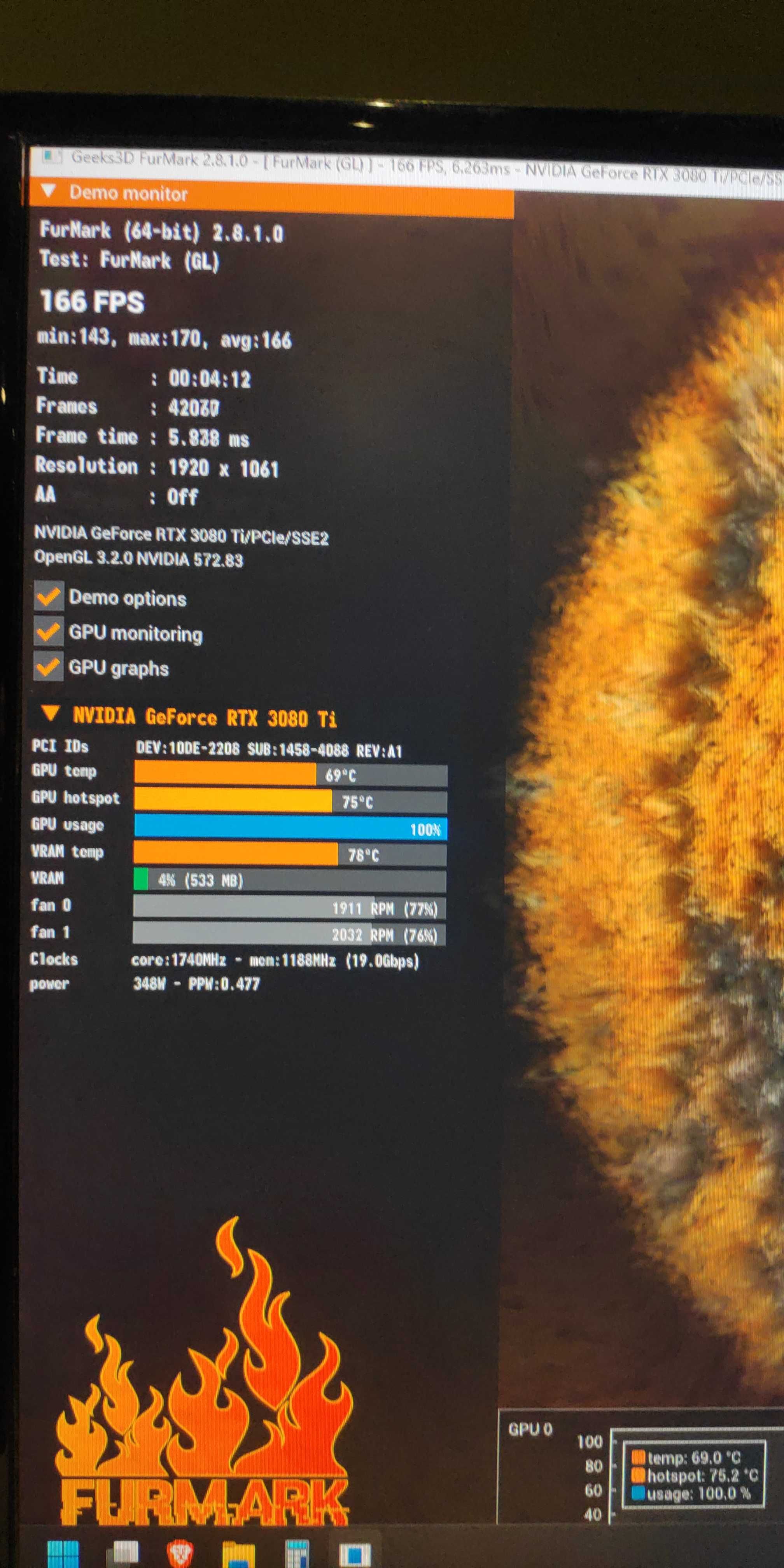видео карта GIGABYTE RTX 3080TI 12gb