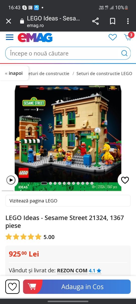 Lego ideas 123 seasame street