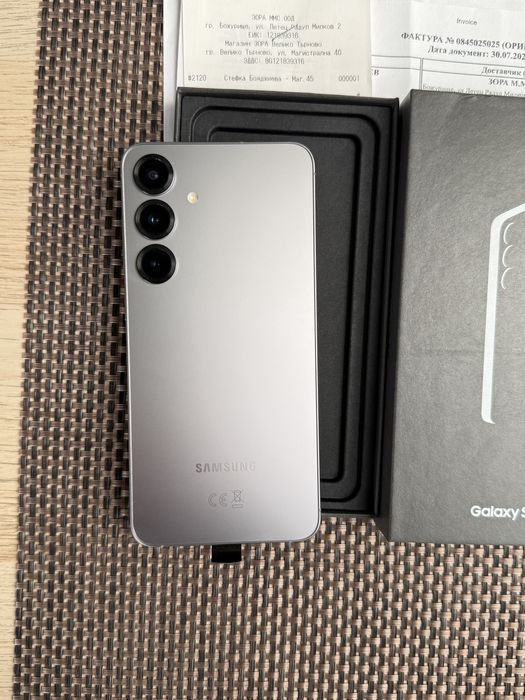 НОВ! *ЛИЗИНГ* Samsung Galaxy S25 + 256Gb Silver shadow *Гаранция