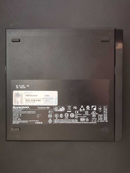 Мини компютър Lenovo ThinkCentre M92