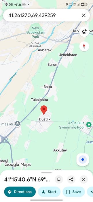 Uchastka sotiladi Bordonkul tomonda