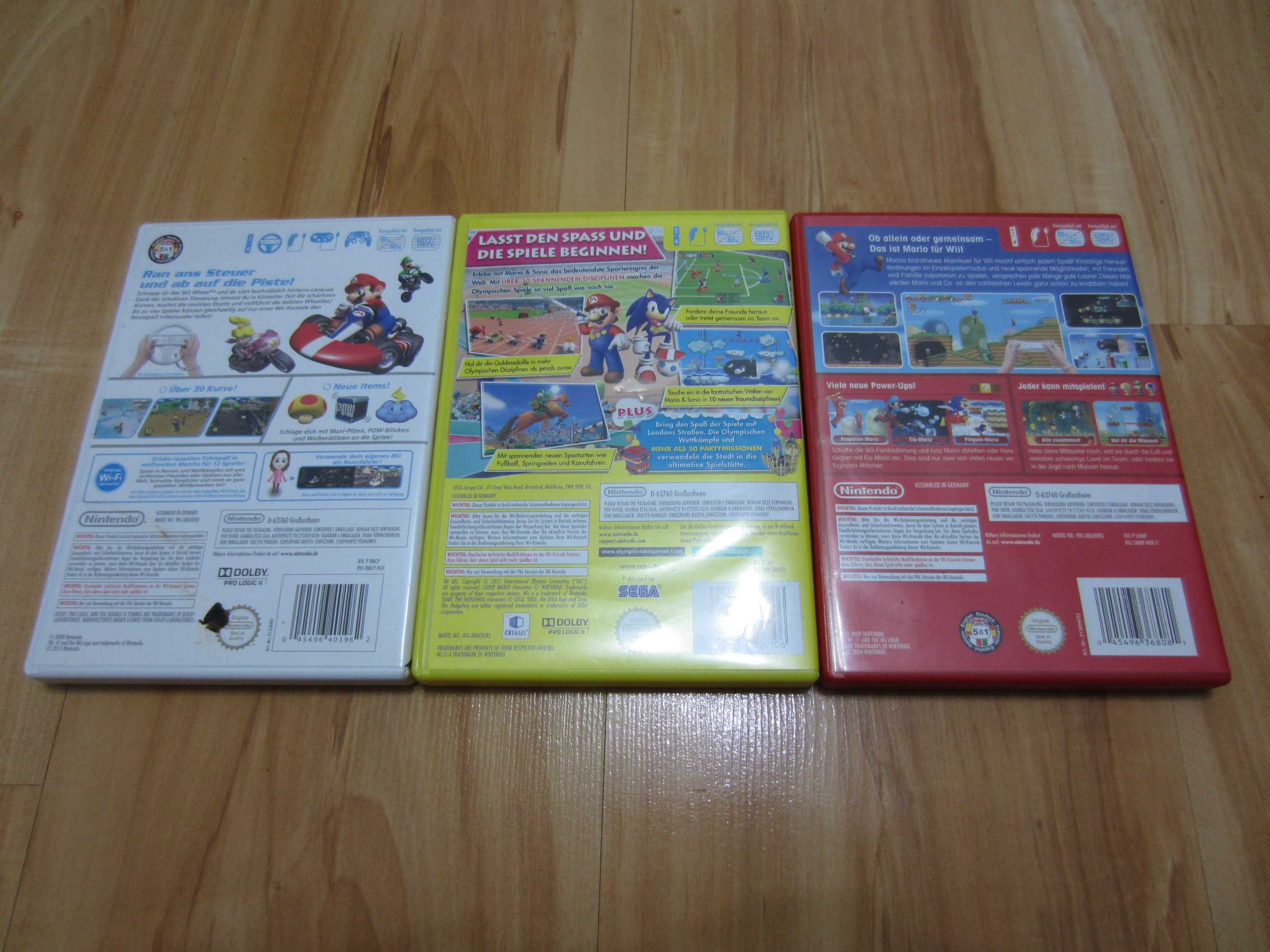 Jocuri WII Mario Kart, Super Mario Bros, Mario&Sonic Olympic games