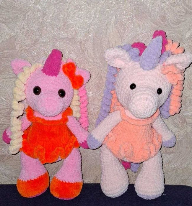 Вязаные игрушки ручной работы