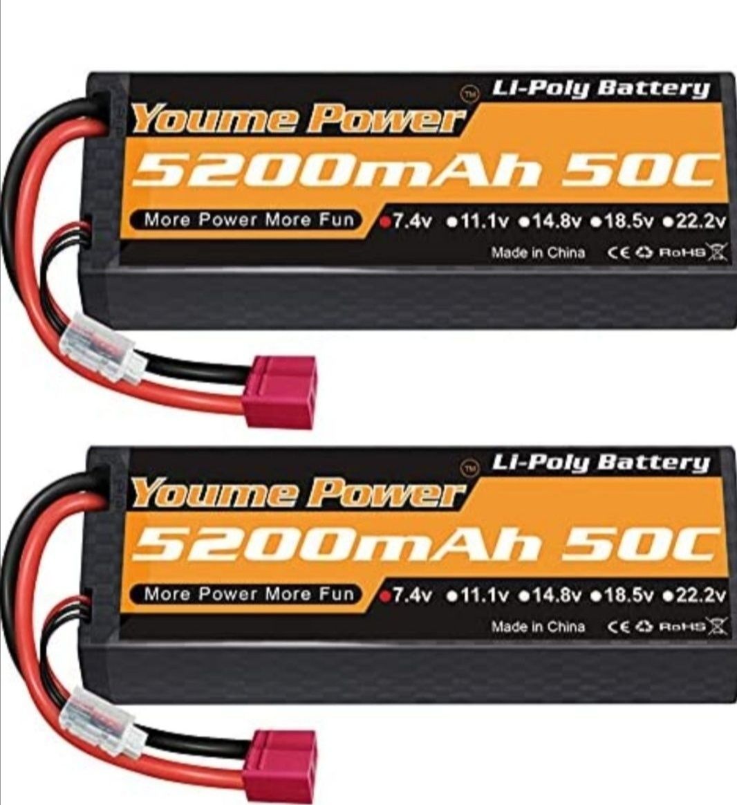 Baterii Youme 5200mAh 50C noi sigilate 400 ron