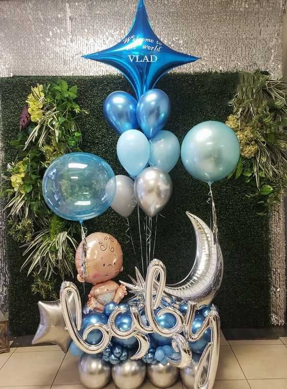 Decor Baloane Camera Nou Nascut Bebelus /Baby Shower / Gender Reveal