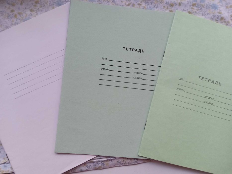 Школьные тетради 12 листов.