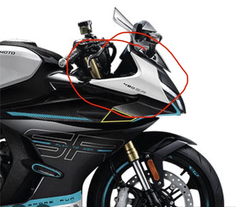 Carene stanga CF MOTO 450sr