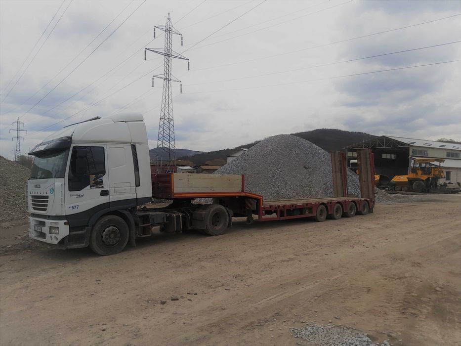 transport cu trailere și platforme de la 10 tone pana la 60 tone