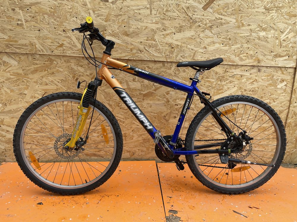 Bicicleta triunph frane pe disc roti 26” cadru de aluminiu