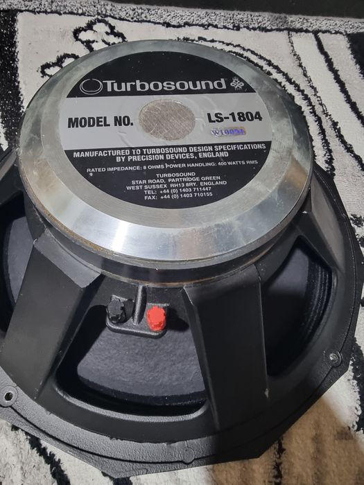 Difuzoare de bas 18 țoli turbosound 400 de wati rms preț 1700 de lei