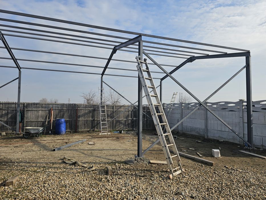 Vand hale metalice 11cu23m cu h4 avem mai multe mărimi la comanda