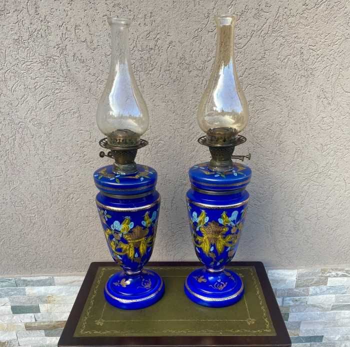 Opulent set 2 lampi stil Art Deco-model Legras-Franta