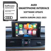 SD Card cu Apple Carplay Android Auto Navi Audi A6 A7 Model 2015-2018