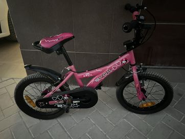 Детски велосипед 16 цола BYOX с помощни колела в перфектно състояние