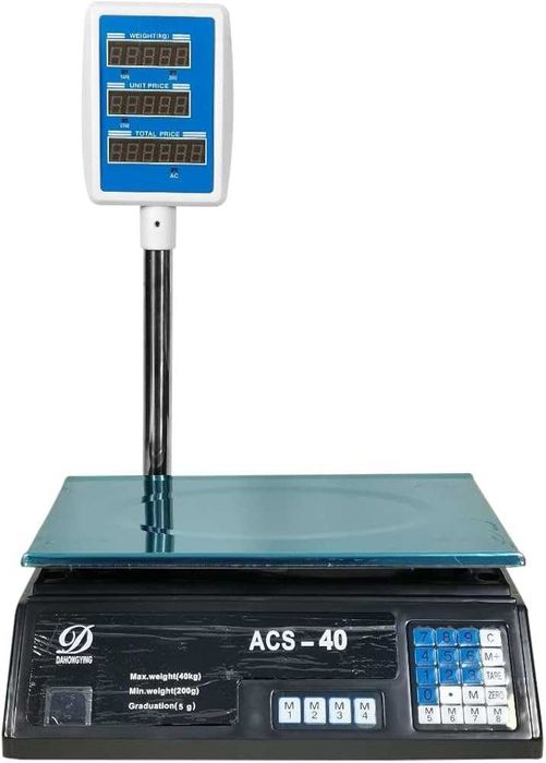Професионална електрическа везна с автоматично ценообразуване до 40