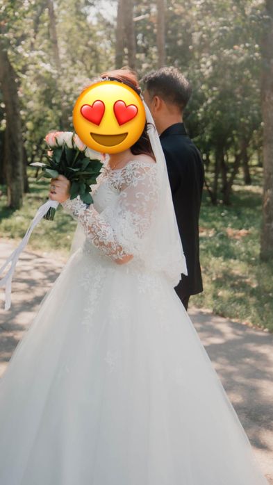 Продам свадебное платье 46-48 размера