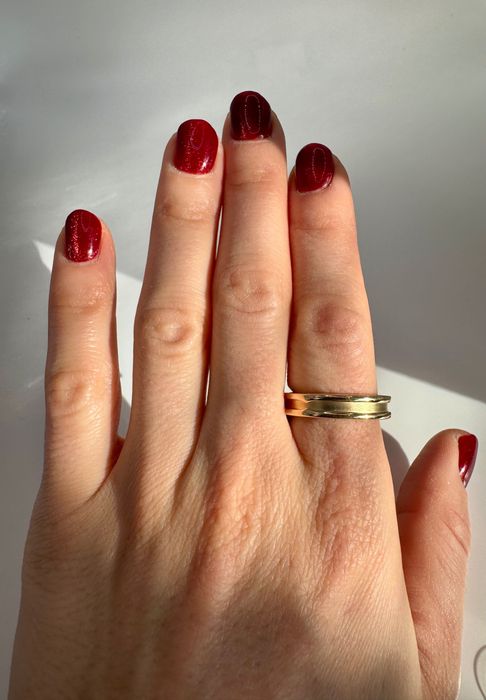 Златен пръстен BVLGARI B.Zero1, р.57