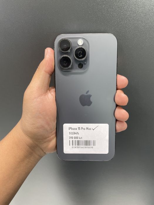iPhone 15 Pro Max 512/84% в хорошем состоянии