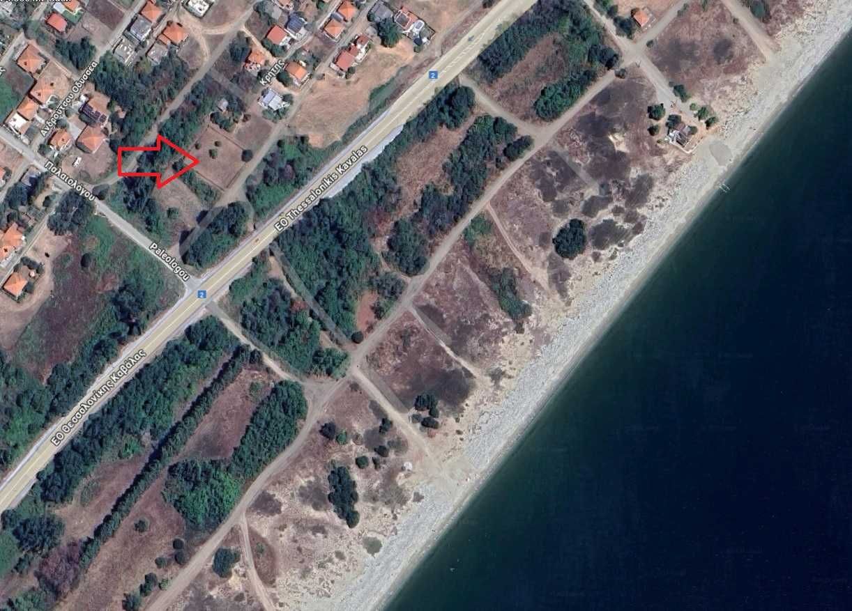 Продава се парцел близо до морето с площ 250 м2 в Аспровалта