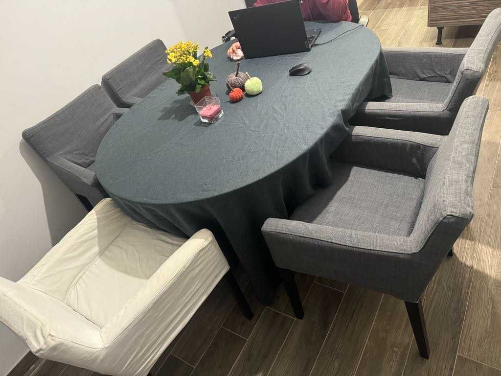 Продавам 5 броя столове от IKEA – със сменени тапицерски колани
