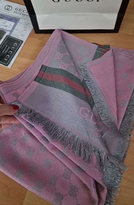 Esarfa/sal damă cu 2 fețe, super model, saculet, etichetă