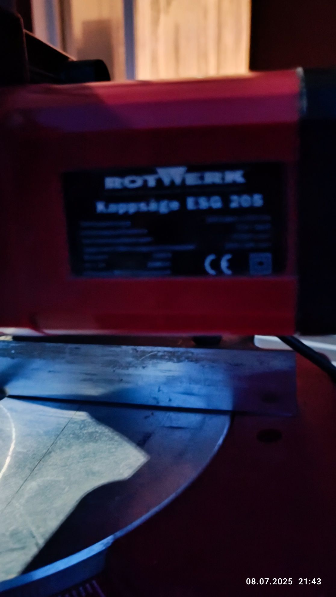 ф205мм/750W-Немска Професионална Пендула-Потапящ Циркуляр-ROTWERK-Отли