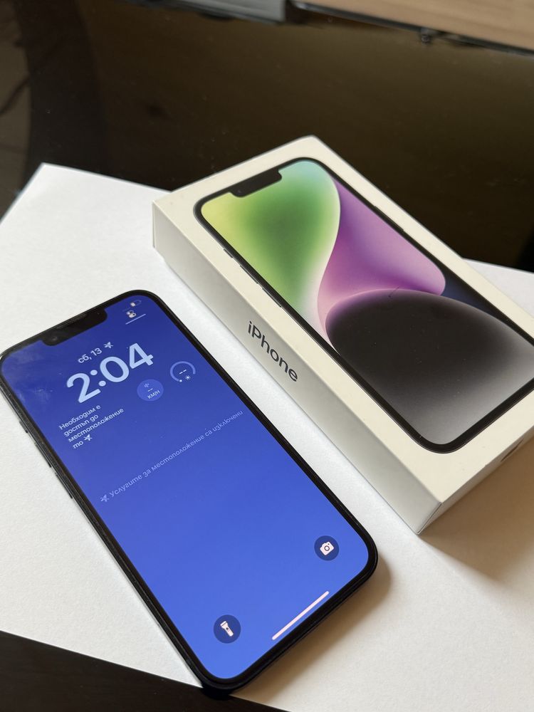 Iphone 14 перфектен 128гб