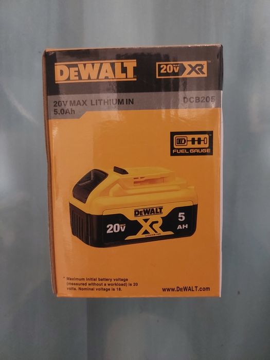 Acumulator Dewalt 20V/18V(identici) 5ah nou