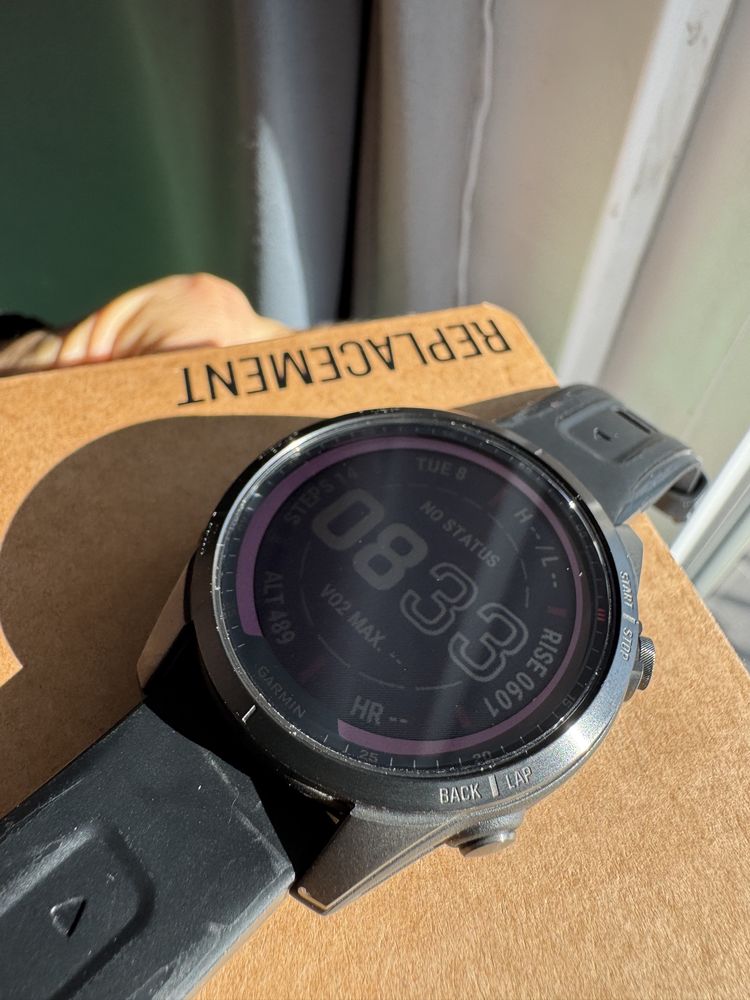 Garmin Fenix 7s Sapphire Solar Black