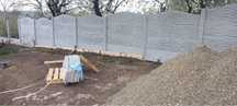 Gard placi beton