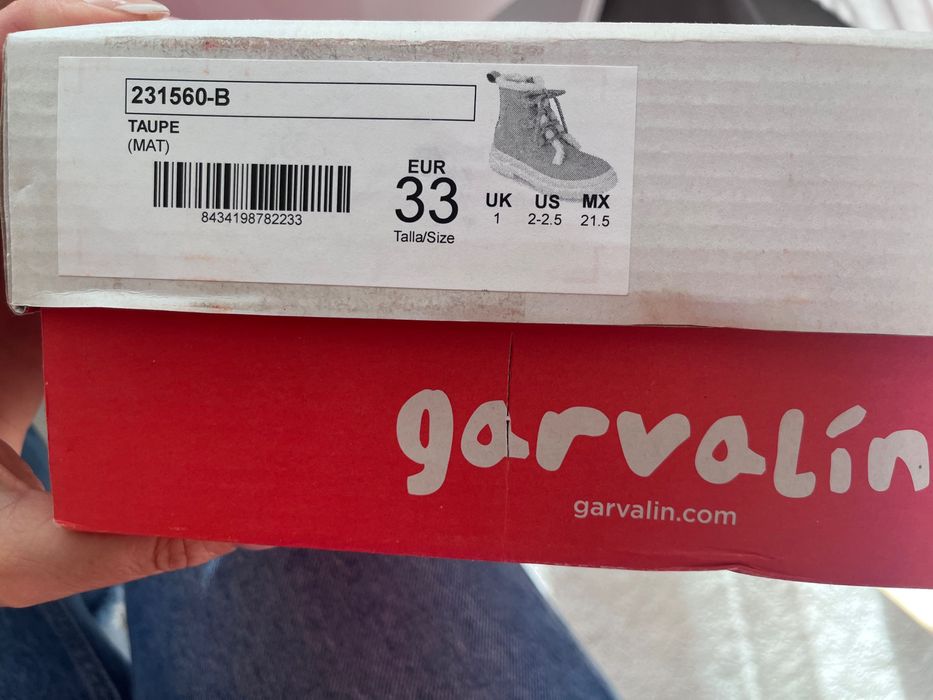 Боти Garvalin, 33 номер, НОВИ