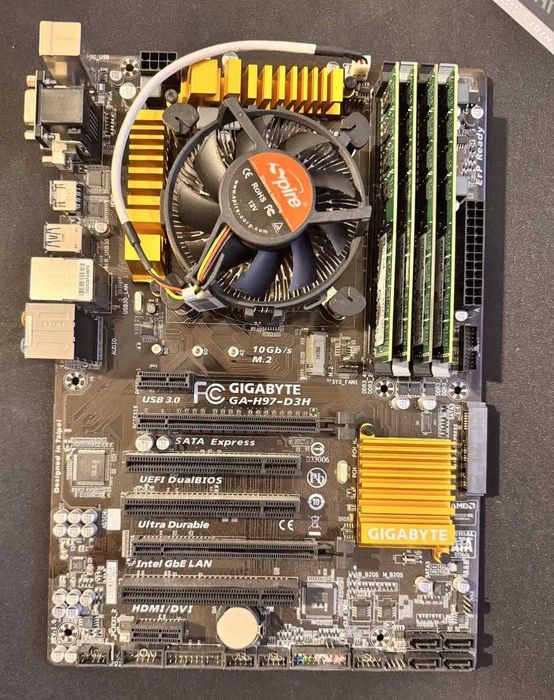 Kit CPU (i7-4970K) + Placa de baza (Gigabyte H97) + 32 GB RAM