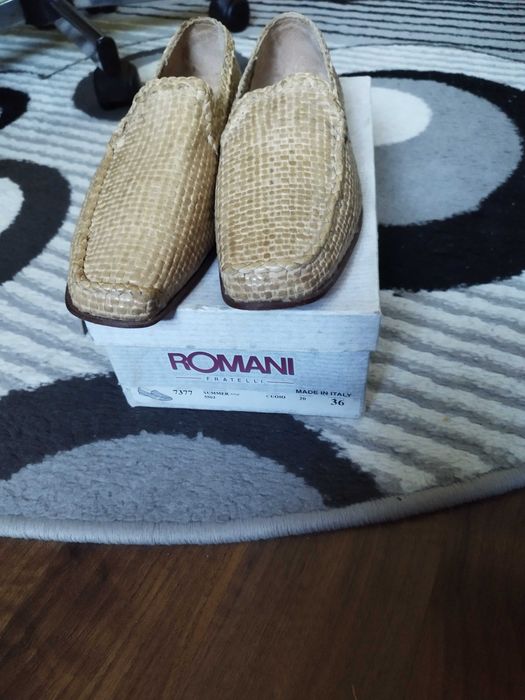 Mocasini din piele pentru femei