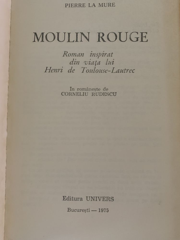 Moulin Rouge (Toulouse Lautrec), de Pierre La Mure