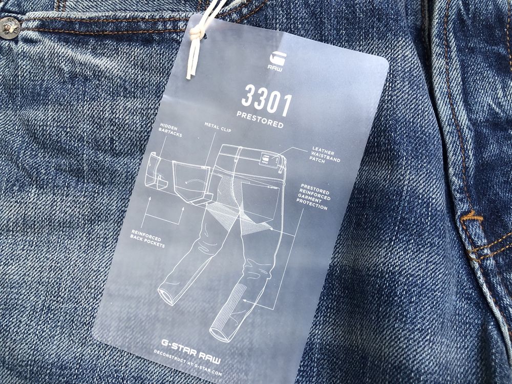 G-Star RAW 3301 Tapered Jeans ОРИГИНАЛНИ мъжки дънки - 27