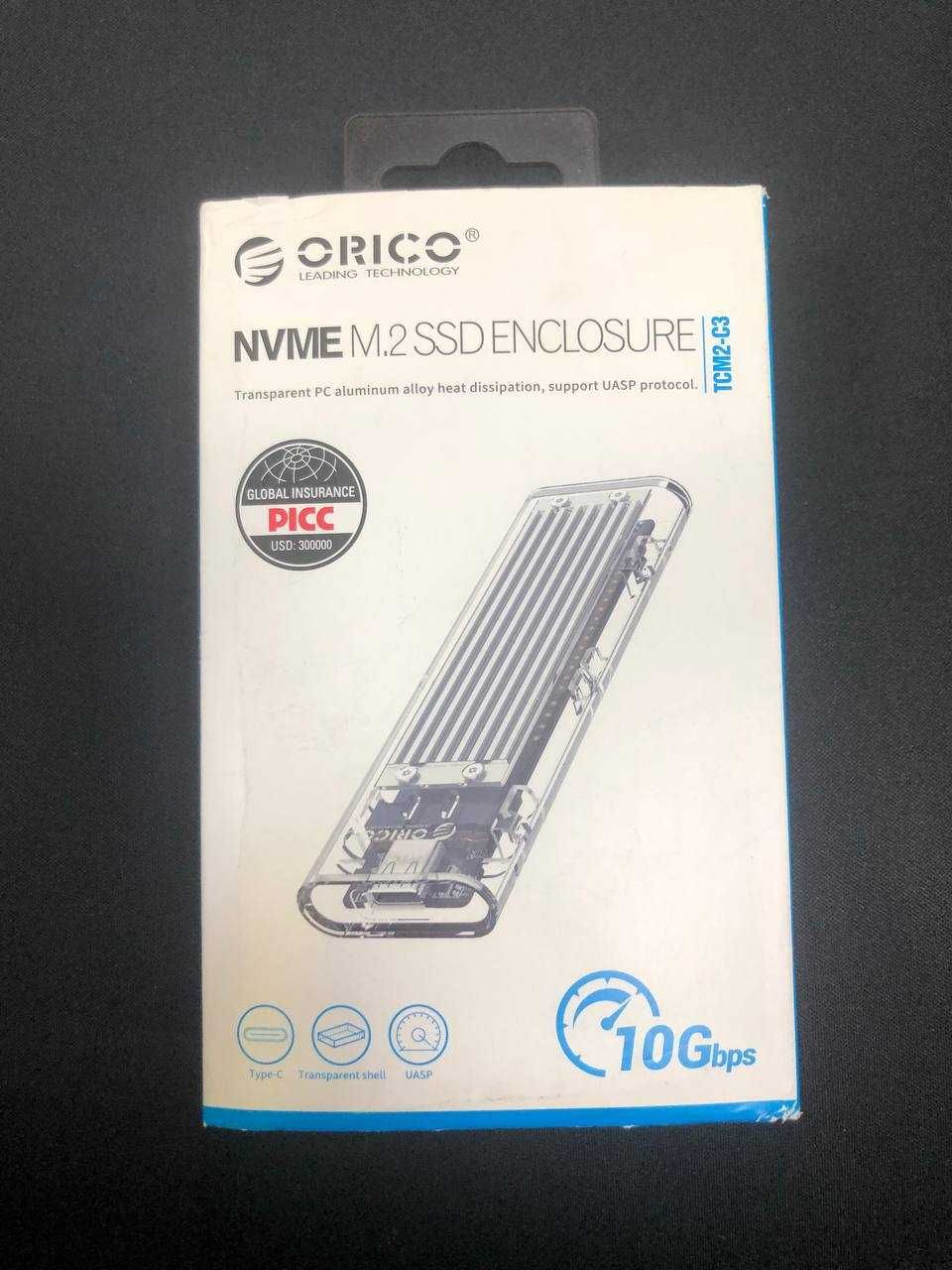 А28market предлагает - Новый кейс ORICO для ssd nvme - type-c