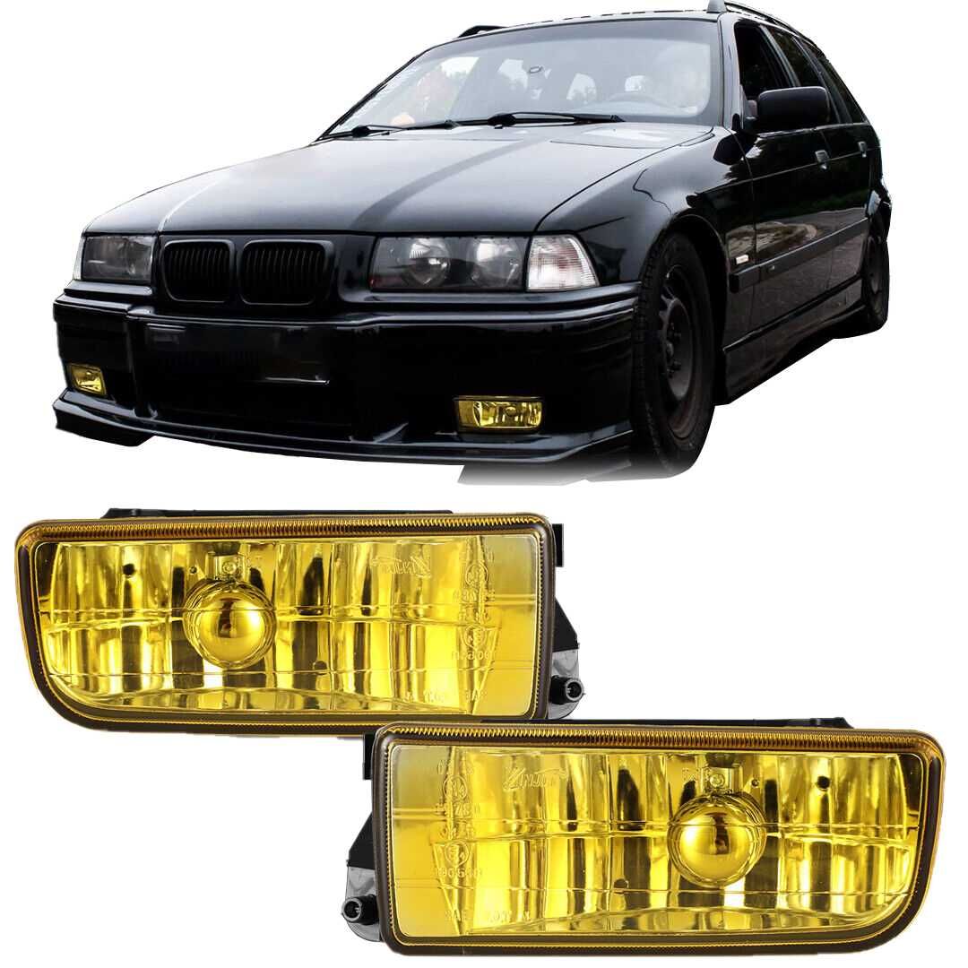 Proiectoare ceata BMW E36 galben clar NOU