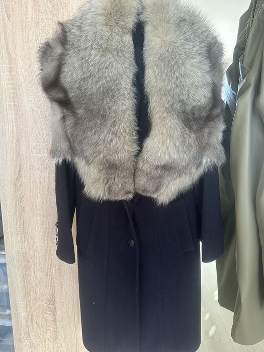 Дамско палто естествена лисица
