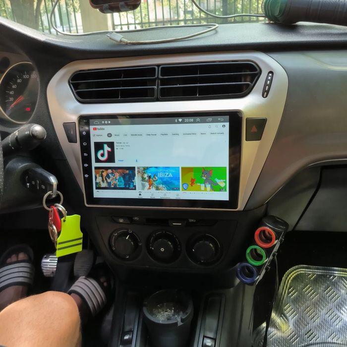 Navigatie Android Citroen C-Elysee Peugeot 301 Waze YouTube GPS USB