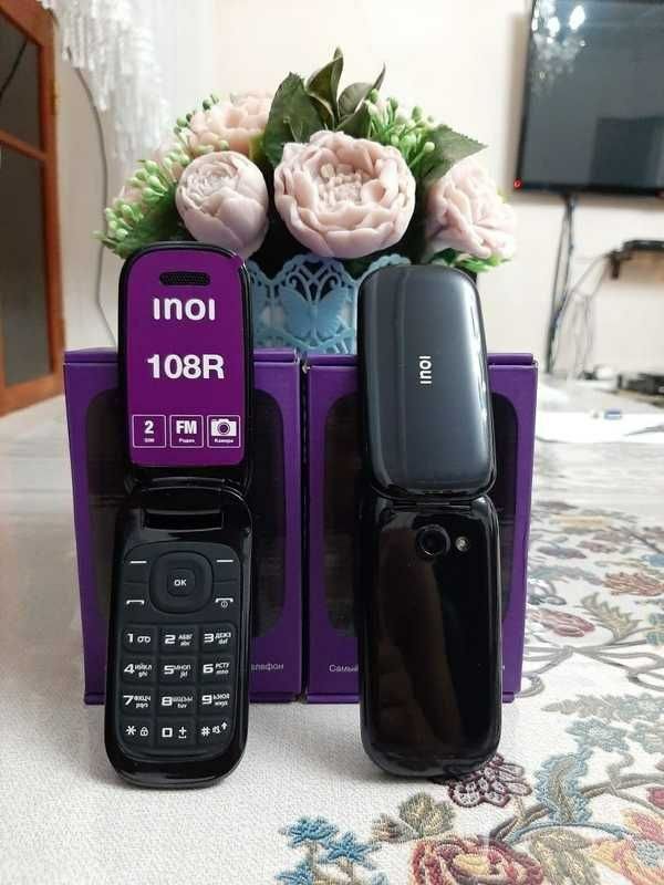 Новый Раскладушка лягуша Inoi 108R Подарок 32Гб флешка  Бренд Россия