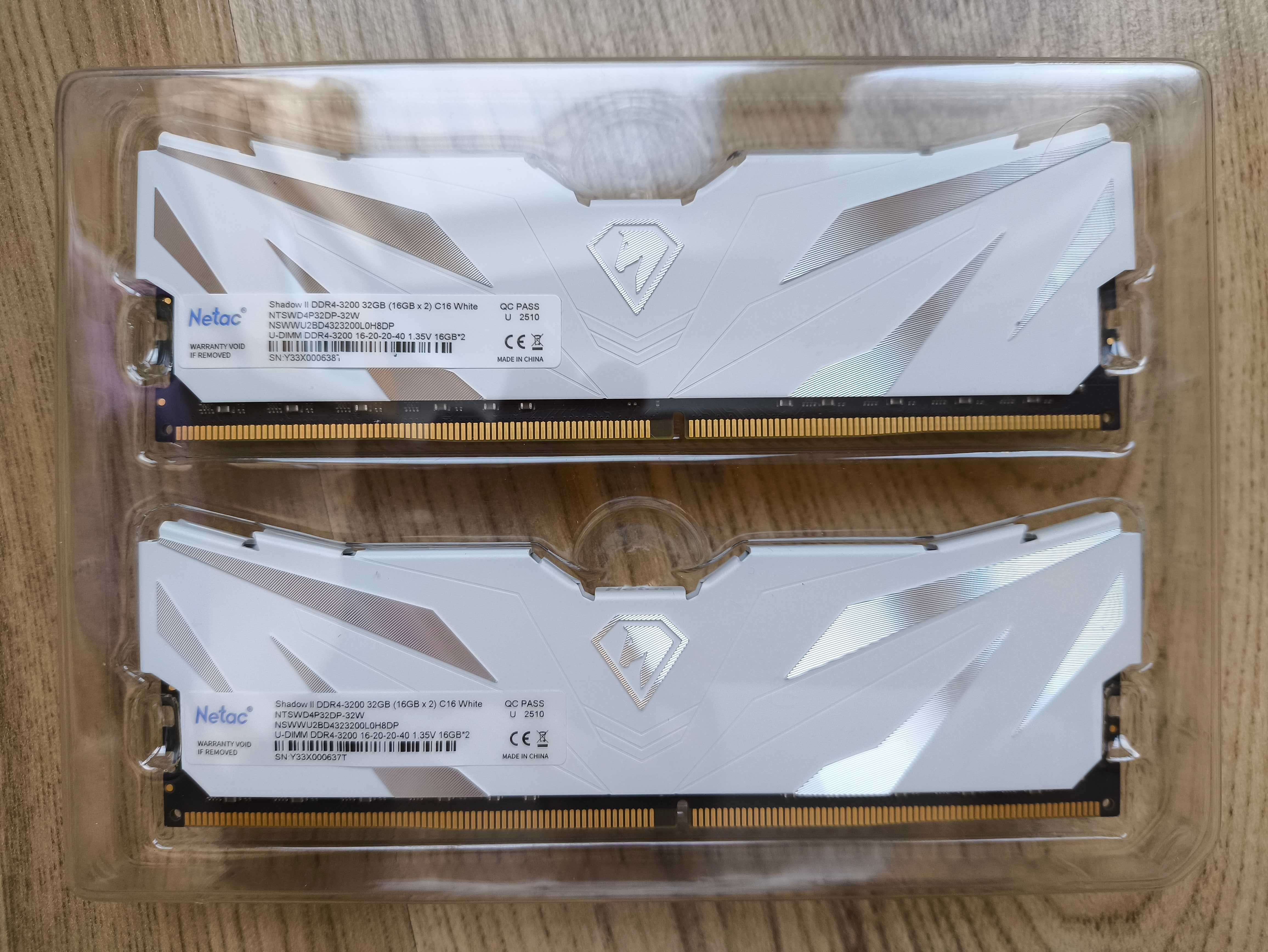 Памет за компютър DDR4 32GB kit Netac 3200