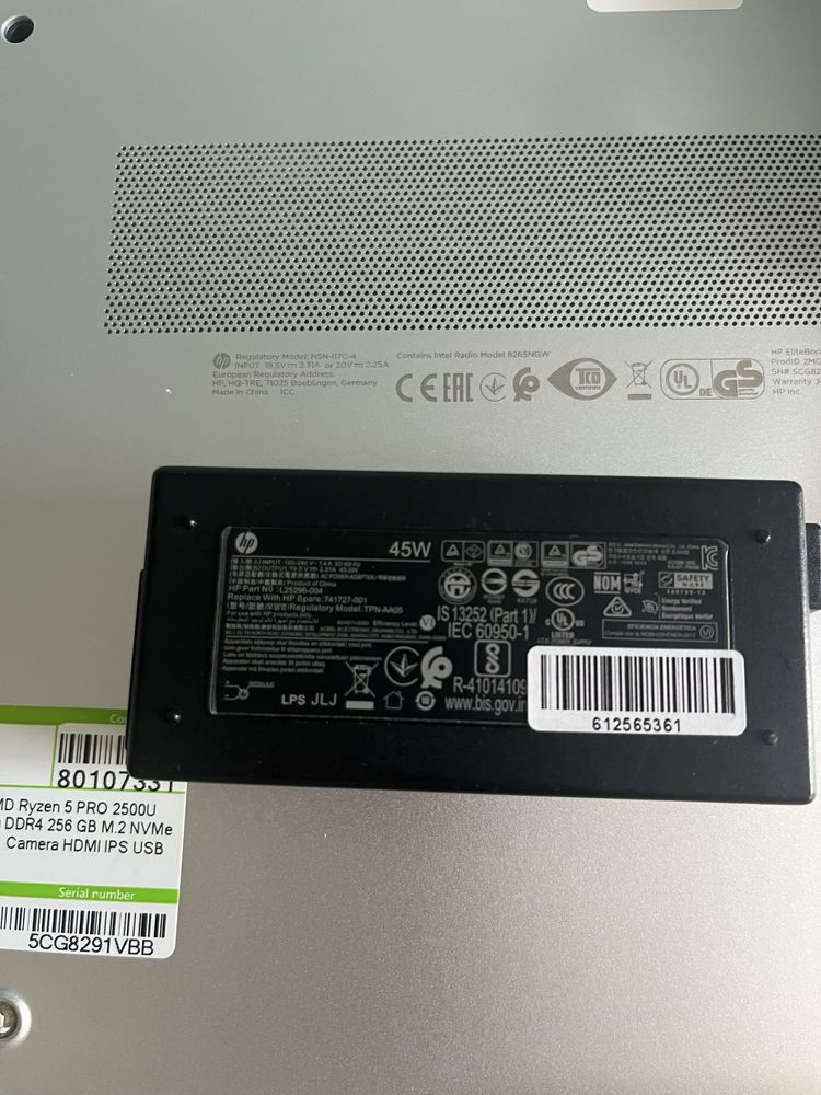 Лаптоп HP 745 G5 Ryzen 5 / 16GB ram / 256gb ssd / ГАРАНЦИЯ