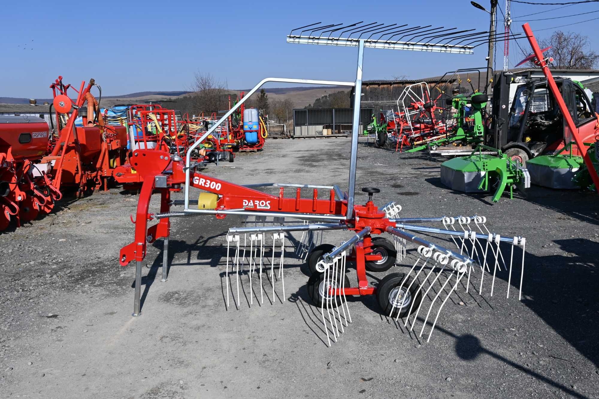 Grebla rotativa de adunat DA ROS GR 300 SN 4R - fabricat in ITALIA