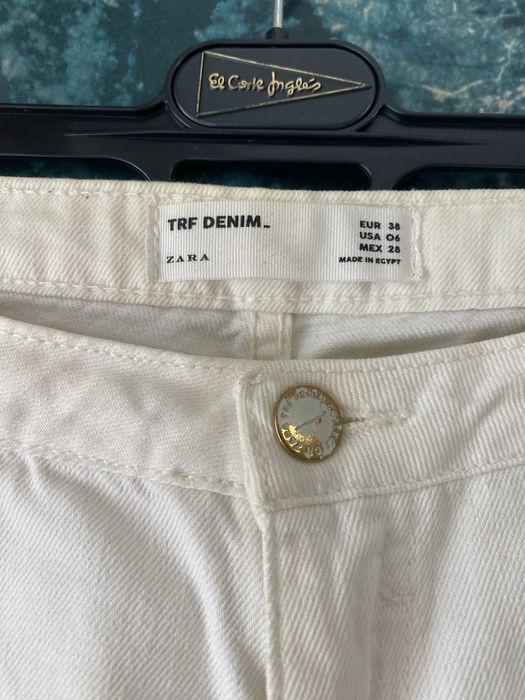 Оригинални бели дънки TRF от Zara